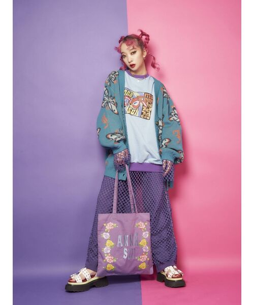 jouetie(ジュエティ)の「ANNA SUI トートBAG【コラボ】(トートバッグ・レディース・ピンク/パープル/ブラック・FREE)」の18枚目の写真