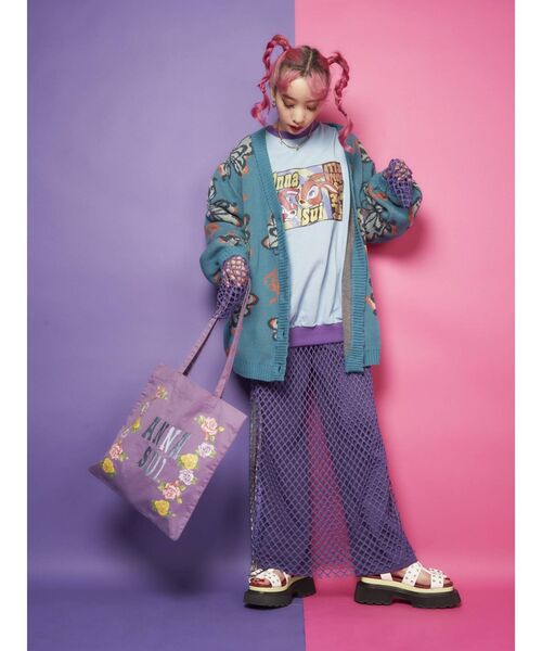 jouetie(ジュエティ)の「ANNA SUI トートBAG【コラボ】(トートバッグ・レディース・ピンク/パープル/ブラック・FREE)」の21枚目の写真