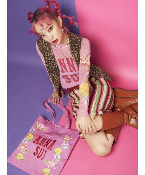 jouetie(ジュエティ)の「ANNA SUI トートBAG【コラボ】(トートバッグ・レディース・ピンク/パープル/ブラック・FREE)」の11枚目の写真