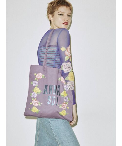 jouetie(ジュエティ)の「ANNA SUI トートBAG【コラボ】(トートバッグ・レディース・ピンク/パープル/ブラック・FREE)」の12枚目の写真