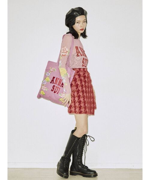 jouetie(ジュエティ)の「ANNA SUI トートBAG【コラボ】(トートバッグ・レディース・ピンク/パープル/ブラック・FREE)」の10枚目の写真