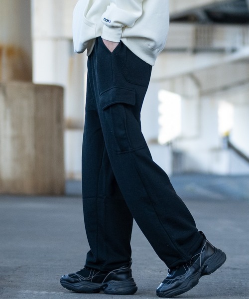 Red Cap Girl（レッドキャプガール）の「【a-r】〔Red Cap Girl/レッドキャップガール〕TC裏毛 RCGピスネーム付き スウェット ワイドカーゴパンツ（カーゴパンツ・メンズ・ホワイト/アッシュグレー/ブラック・MEDIUM/LARGE）」の11枚目の写真