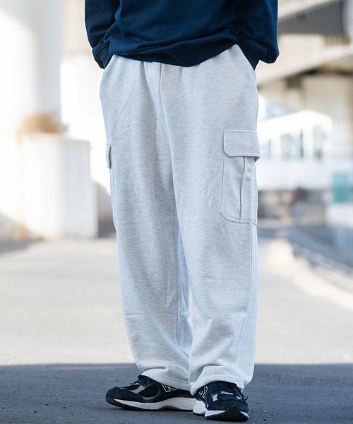 Red Cap Girl（レッドキャプガール）の「【a-r】〔Red Cap Girl/レッドキャップガール〕TC裏毛 RCGピスネーム付き スウェット ワイドカーゴパンツ（カーゴパンツ・メンズ・ホワイト/アッシュグレー/ブラック・MEDIUM/LARGE）」の14枚目の写真