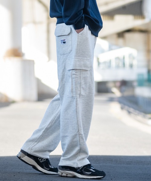 Red Cap Girl（レッドキャプガール）の「【a-r】〔Red Cap Girl/レッドキャップガール〕TC裏毛 RCGピスネーム付き スウェット ワイドカーゴパンツ（カーゴパンツ・メンズ・ホワイト/アッシュグレー/ブラック・MEDIUM/LARGE）」の18枚目の写真