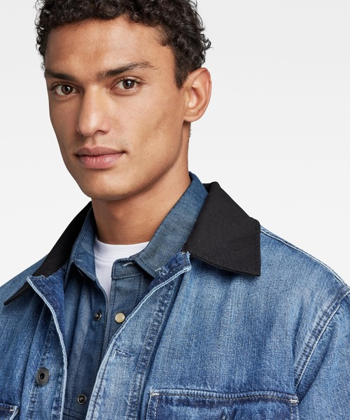 G-STAR RAW（ジースターロゥ）の「CHORE JACKET EVERGREEN