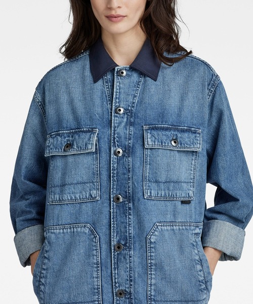 G-STAR RAW（ジースターロゥ）の「CHORE JACKET EVERGREEN