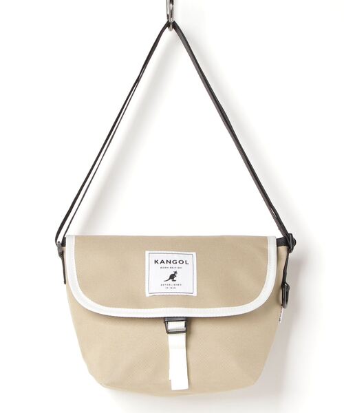 KANGOL(カンゴール)の「【KANGOL】メッセンジャーバッグ KGSA-BG00205(ショルダーバッグ・レディース・グレー/ブラック/ベージュ・FREE)」の3枚目の写真