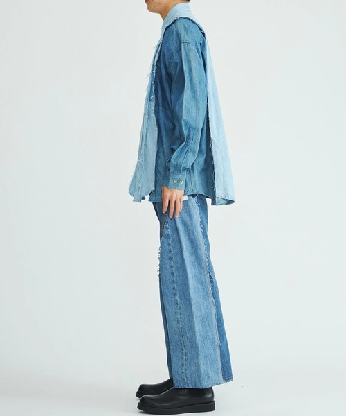 JIEDA(ジエダ)の「STUDIOUS別注 Jieda Signature Denim Shirt(シャツ/ブラウス・メンズ・その他2・1)」の4枚目の写真