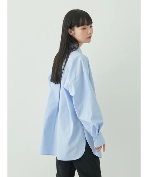 earth music&ecology(アースミュージックアンドエコロジー)の「ボーイズライクシャツ(シャツ/ブラウス・レディース・オフホワイト/サックスブルー/イエロー/ピンク系その他/グリーン系その他3/ブルー系その他7・FREE)」の21枚目の写真