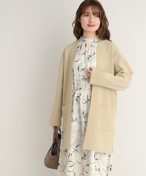 DRESKIP(ドレスキップ)の「◆しっかりした肉感の総針ニットカーディガン(カーディガン/ボレロ・レディース・ブラック/グレー/サンドベージュ・02/03)」の21枚目の写真