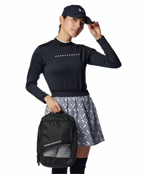 UNDER ARMOUR（アンダーアーマー）の「UAシューズバッグ（ゴルフ/メンズ/レディース）（エコバッグ/サブバッグ・レディース・ブラック・ONESIZE）」の9枚目の写真