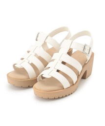 SHOO・LA・RUE | ヒールアップ グルカサンダル(サンダル)