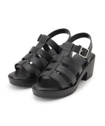 SHOO・LA・RUE | ヒールアップグルカサンダル(サンダル)