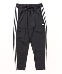 アディダス adidas AEROREADY Made4Training 7/8_ニット スリーストライプス テーパードパンツ