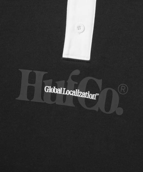 HUF(ハフ)の「HUF CO POLO FLEECE / HUF ポロフリース ポロシャツ(ポロシャツ・メンズ・アッシュグレー/ブラック/ダークグリーン・X-SMALL/SMALL/MEDIUM/LARGE/X-LARGE/XX-LARGE)」の18枚目の写真
