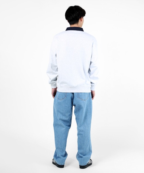 HUF(ハフ)の「HUF CO POLO FLEECE / HUF ポロフリース ポロシャツ(ポロシャツ・メンズ・アッシュグレー/ブラック/ダークグリーン・X-SMALL/SMALL/MEDIUM/LARGE/X-LARGE/XX-LARGE)」の7枚目の写真