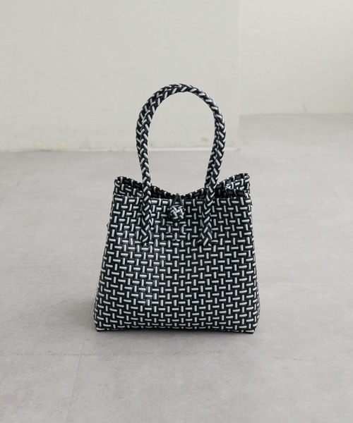 DISCOAT（ディスコート）の「パサールバッグS（かごバッグ・レディース・ピンク/ライム/パープル/ブラック・FREE）」の11枚目の写真