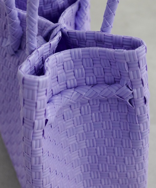 DISCOAT（ディスコート）の「パサールバッグS（かごバッグ・レディース・ピンク/ライム/パープル/ブラック・FREE）」の16枚目の写真