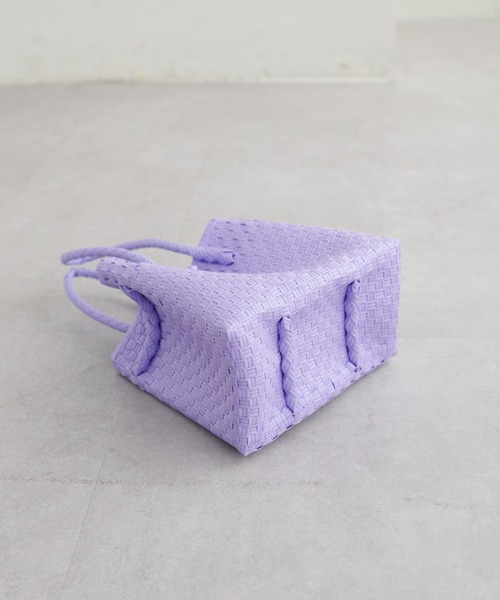 DISCOAT（ディスコート）の「パサールバッグS（かごバッグ・レディース・ピンク/ライム/パープル/ブラック・FREE）」の20枚目の写真