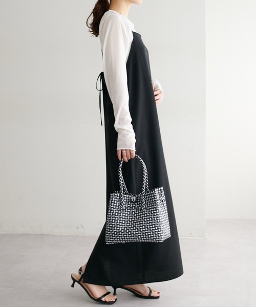 DISCOAT（ディスコート）の「パサールバッグS（かごバッグ・レディース・ピンク/ライム/パープル/ブラック・FREE）」の13枚目の写真