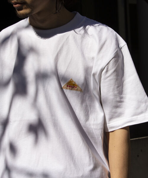 KELTY(ケルティ)の「【KELTY×GLOSTER】別注バックプリント ビッグシルエットTシャツ ケルティ(Tシャツ/カットソー・メンズ・ブラック/ホワイト/ピンク/ダークブラウン/ベージュ・M/L)」の10枚目の写真