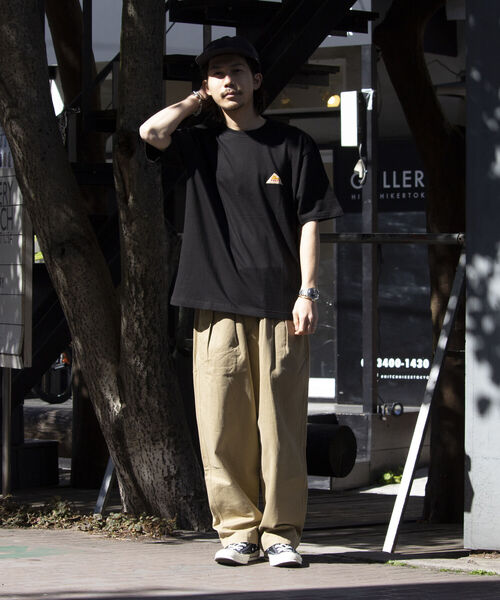KELTY(ケルティ)の「【KELTY×GLOSTER】別注バックプリント ビッグシルエットTシャツ ケルティ(Tシャツ/カットソー・メンズ・ブラック/ホワイト/ピンク/ダークブラウン/ベージュ・M/L)」の12枚目の写真