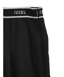 Ameri（アメリ）の「LOGO TAPE STRAIGHT PANTS（スラックス