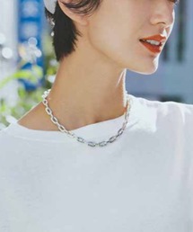 IEDIT | ＩＥＤＩＴ　福田麻琴さんコラボ　シンプルコーデを格上げボリュームチェーンネックレス〈シルバー〉(ネックレス)