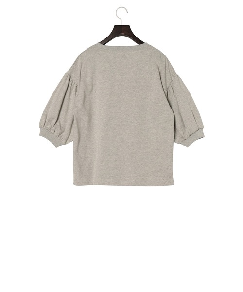 Yucca(ユッカ)の「PEACE プリントTシャツ (MEKKE 低身長向け)(Tシャツ/カットソー・レディース・グリーン/杢グレー/オレンジ・FREE)」の17枚目の写真