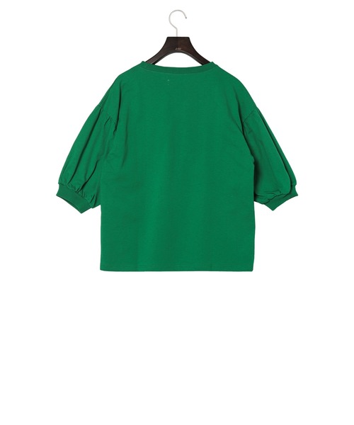 Yucca(ユッカ)の「PEACE プリントTシャツ (MEKKE 低身長向け)(Tシャツ/カットソー・レディース・グリーン/杢グレー/オレンジ・FREE)」の15枚目の写真