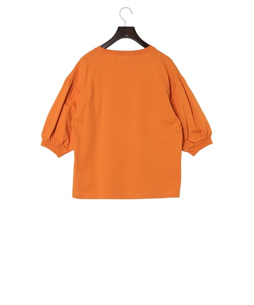 Yucca(ユッカ)の「PEACE プリントTシャツ (MEKKE 低身長向け)(Tシャツ/カットソー・レディース・グリーン/杢グレー/オレンジ・FREE)」の13枚目の写真