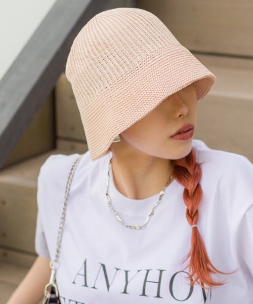 SpRay（スプレイ）の「サーモクローシュＨＡＴ（ハット・レディース・ホワイト/ベージュ/ブラック・FREE）」の3枚目の写真