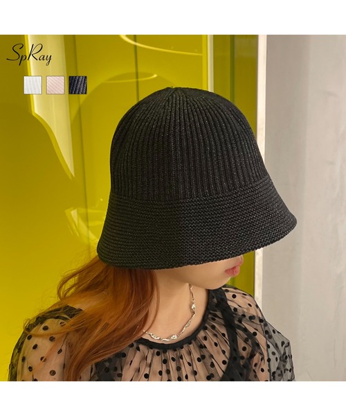 SpRay（スプレイ）の「サーモクローシュＨＡＴ（ハット・レディース・ホワイト/ベージュ/ブラック・FREE）」の5枚目の写真