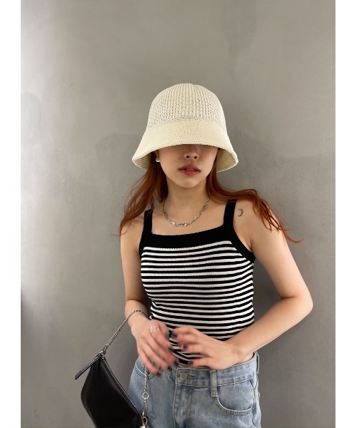 SpRay（スプレイ）の「サーモクローシュＨＡＴ（ハット・レディース・ホワイト/ベージュ/ブラック・FREE）」の11枚目の写真