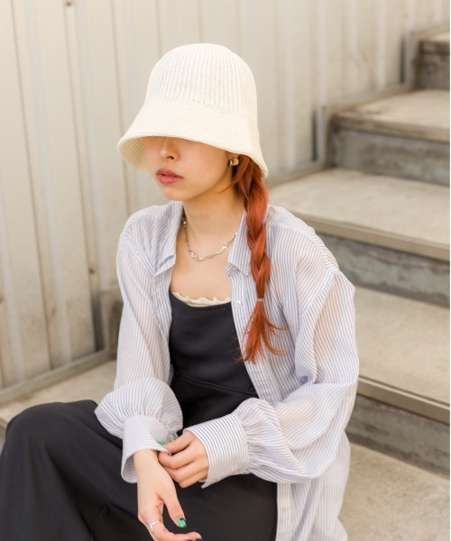 SpRay（スプレイ）の「サーモクローシュＨＡＴ（ハット・レディース・ホワイト/ベージュ/ブラック・FREE）」の18枚目の写真