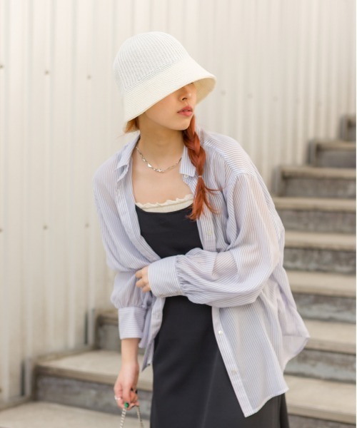 SpRay（スプレイ）の「サーモクローシュＨＡＴ（ハット・レディース・ホワイト/ベージュ/ブラック・FREE）」の20枚目の写真