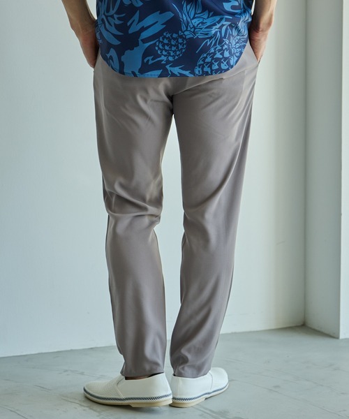 UNION STATION（ユニオンステーション）の「ストレッチジョーゼットスリムイージーパン（その他パンツ・メンズ・ブラック/グレイッシュベージュ/ライトグレー・S/M/L/LL）」の5枚目の写真