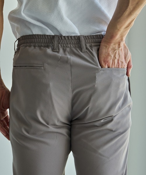 UNION STATION（ユニオンステーション）の「ストレッチジョーゼットスリムイージーパン（その他パンツ・メンズ・ブラック/グレイッシュベージュ/ライトグレー・S/M/L/LL）」の7枚目の写真