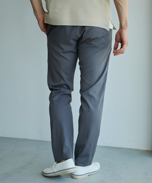 UNION STATION（ユニオンステーション）の「ストレッチジョーゼットスリムイージーパン（その他パンツ・メンズ・ブラック/グレイッシュベージュ/ライトグレー・S/M/L/LL）」の14枚目の写真