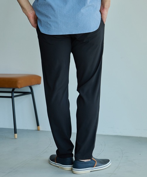 UNION STATION（ユニオンステーション）の「ストレッチジョーゼットスリムイージーパン（その他パンツ・メンズ・ブラック/グレイッシュベージュ/ライトグレー・S/M/L/LL）」の18枚目の写真