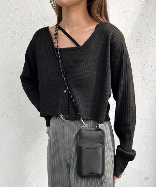 apres jour mignon(アプレジュールミニョン)の「マルチショルダーバッグ【ZOZOTOWN限定アイテム】(ショルダーバッグ・レディース・ブラック/ダークブラウン・フリー)」の11枚目の写真