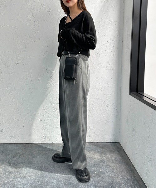 apres jour mignon(アプレジュールミニョン)の「マルチショルダーバッグ【ZOZOTOWN限定アイテム】(ショルダーバッグ・レディース・ブラック/ダークブラウン・フリー)」の14枚目の写真