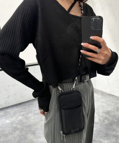 apres jour mignon(アプレジュールミニョン)の「マルチショルダーバッグ【ZOZOTOWN限定アイテム】(ショルダーバッグ・レディース・ブラック/ダークブラウン・フリー)」の9枚目の写真