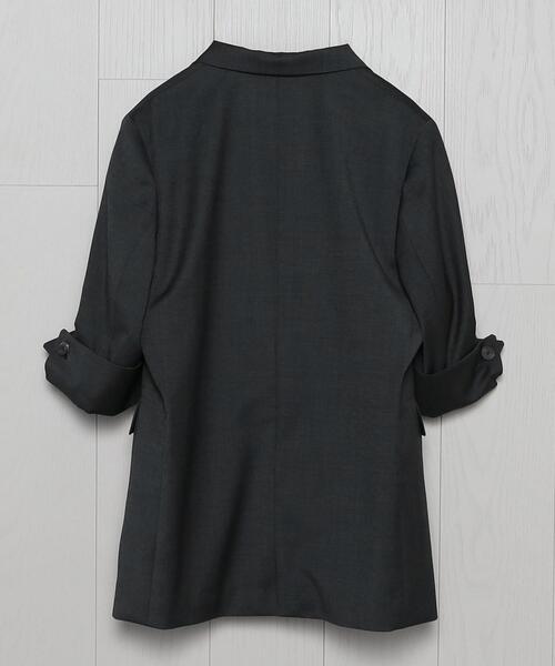 BEAUTY&YOUTH UNITED ARROWS（ビューティーアンドユースユナイテッドアローズ）の「＜H＞TOROPICAL CLOTH SHORT SLEEVE JACKET/ジャケット（テーラードジャケット・レディース・ブラック・S/M）」の2枚目の写真