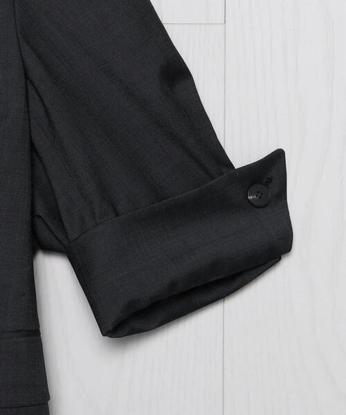 BEAUTY&YOUTH UNITED ARROWS（ビューティーアンドユースユナイテッドアローズ）の「＜H＞TOROPICAL CLOTH SHORT SLEEVE JACKET/ジャケット（テーラードジャケット・レディース・ブラック・S/M）」の4枚目の写真