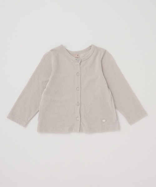 petit main（プティマイン）の「【UVカット/接触冷感】カーディガン（Tシャツ/カットソー・キッズ・ライトグリーン/オフホワイト/ライトピンク・100cm/80ｃｍ/120cm/90cm/110cm/130cm）」の3枚目の写真