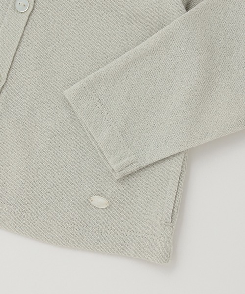 petit main（プティマイン）の「【UVカット/接触冷感】カーディガン（Tシャツ/カットソー・キッズ・ライトグリーン/オフホワイト/ライトピンク・100cm/80ｃｍ/120cm/90cm/110cm/130cm）」の6枚目の写真
