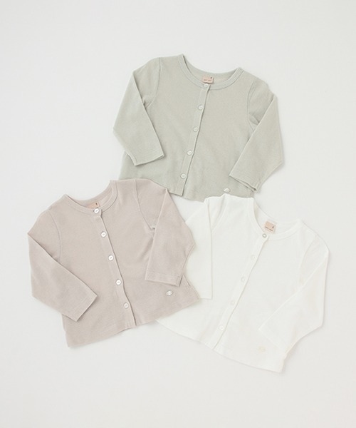 petit main（プティマイン）の「【UVカット/接触冷感】カーディガン（Tシャツ/カットソー・キッズ・ライトグリーン/オフホワイト/ライトピンク・100cm/80ｃｍ/120cm/90cm/110cm/130cm）」の9枚目の写真