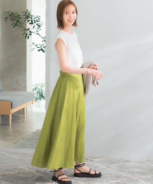 URBAN RESEARCH ROSSO WOMEN（アーバンリサーチ　ロッソ）の「フレンチTシャツ（Tシャツ/カットソー・レディース・ブラック/チャコールグレー/ピンク/ブルー系その他/オフホワイト/ブラウン・FREE）」の20枚目の写真