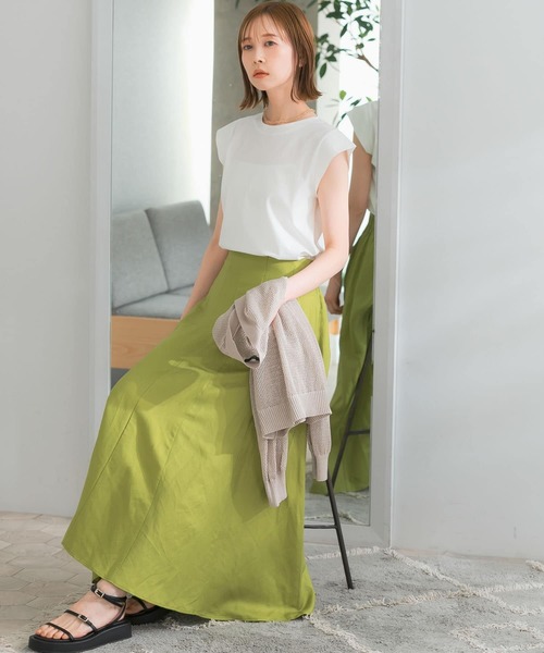 URBAN RESEARCH ROSSO WOMEN（アーバンリサーチ　ロッソ）の「フレンチTシャツ（Tシャツ/カットソー・レディース・ブラック/チャコールグレー/ピンク/ブルー系その他/オフホワイト/ブラウン・FREE）」の22枚目の写真